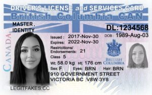 Apply for new driving license in British Columbia