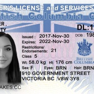 Apply for new driving license in British Columbia
